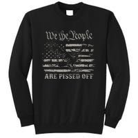 American Flag Bald Eagle We The People Are Pissed Off Tall Sweatshirt