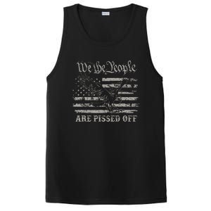 American Flag Bald Eagle We The People Are Pissed Off PosiCharge Competitor Tank