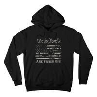 American Flag Bald Eagle We The People Are Pissed Off Tall Hoodie