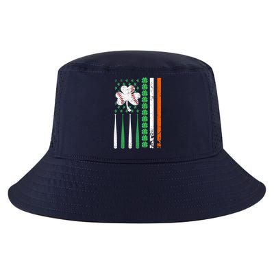 American Flag Baseball St Patricks Day Shamrock Lucky Clover Cool Comfort Performance Bucket Hat