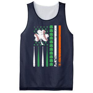 American Flag Baseball St Patricks Day Shamrock Lucky Clover Mesh Reversible Basketball Jersey Tank