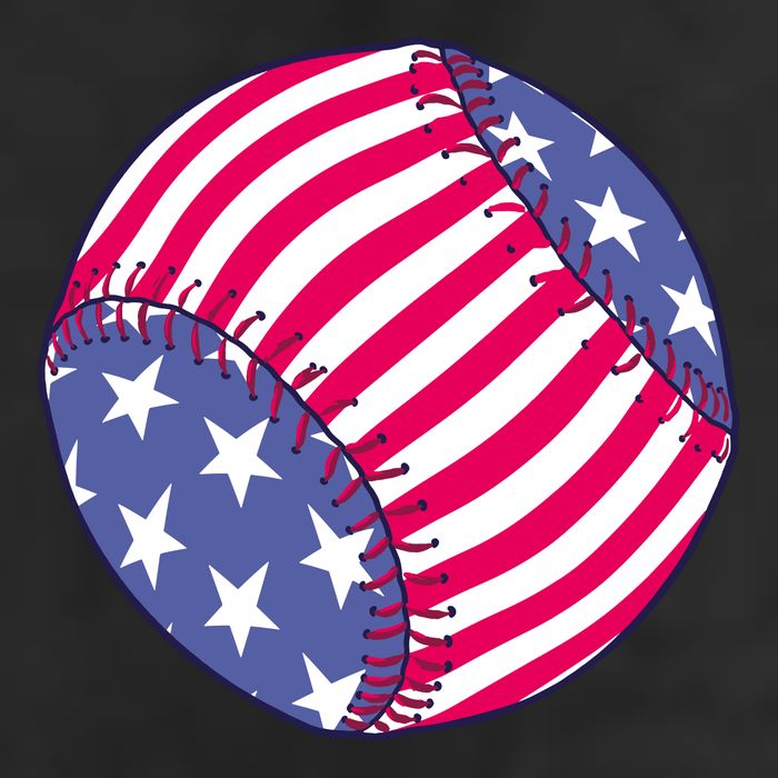 American Flag Baseball Lover 11oz C Handle Ceramic Mug