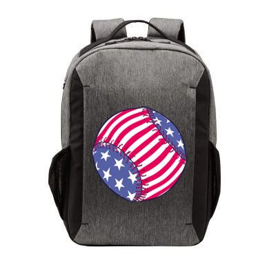 American Flag Baseball Lover Vector Backpack