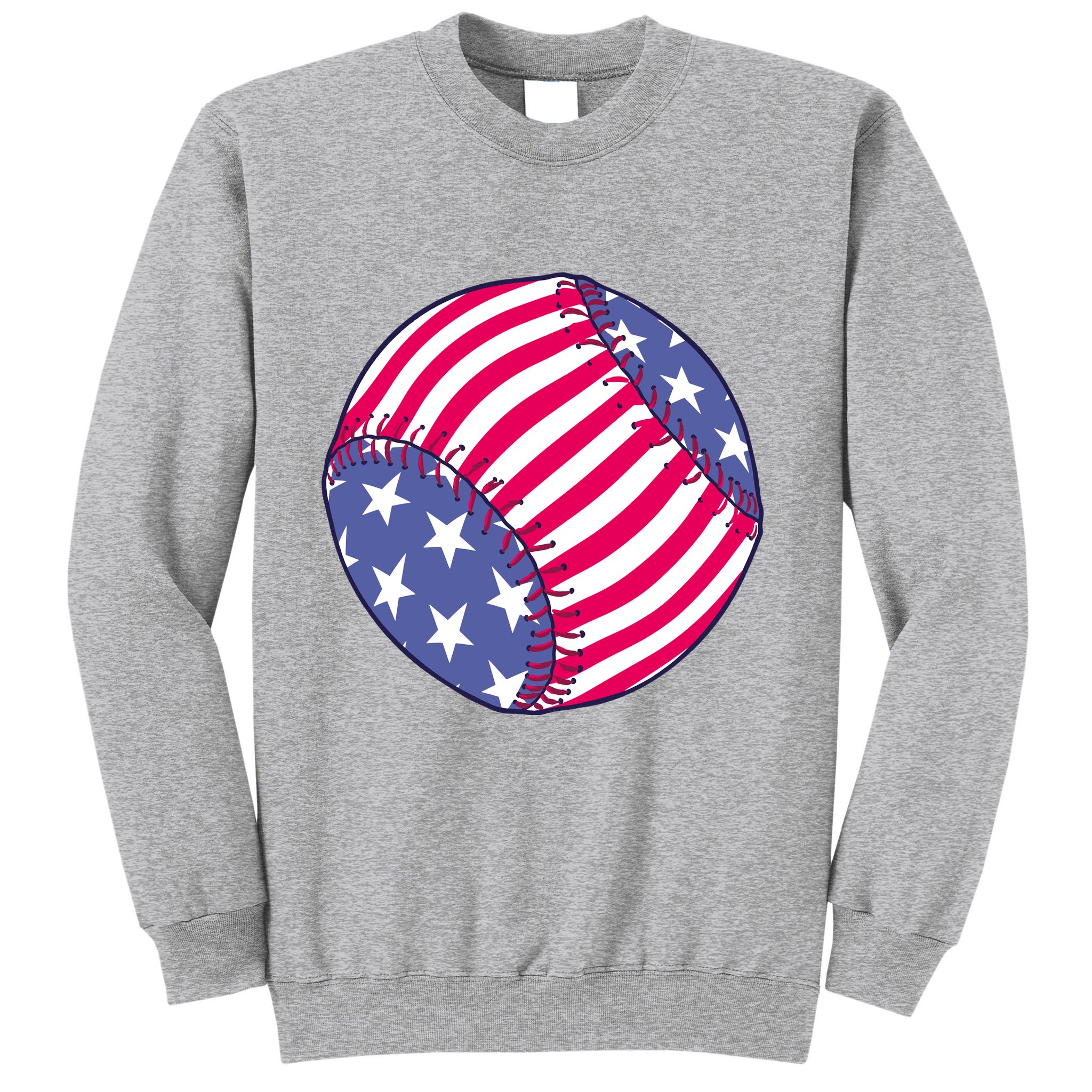 American Flag Baseball Lover Sweatshirt