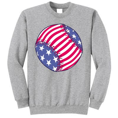 American Flag Baseball Lover Sweatshirt