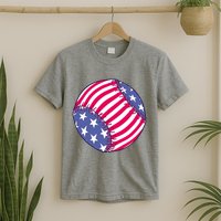 American Flag Baseball Lover T-Shirt