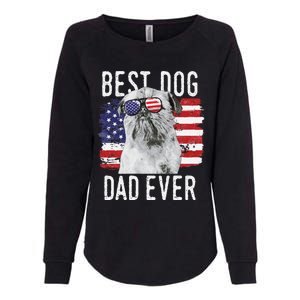 American Flag Best Dog Dad Ever Brussels Griffon Usa Womens California Wash Sweatshirt