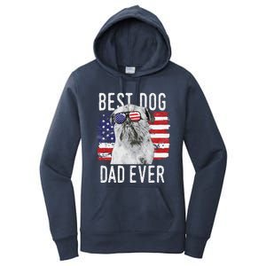 American Flag Best Dog Dad Ever Brussels Griffon Usa Women's Pullover Hoodie