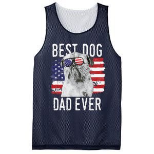 American Flag Best Dog Dad Ever Brussels Griffon Usa Mesh Reversible Basketball Jersey Tank