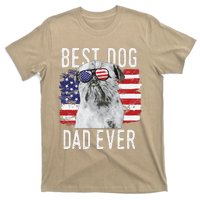 American Flag Best Dog Dad Ever Brussels Griffon Usa T-Shirt