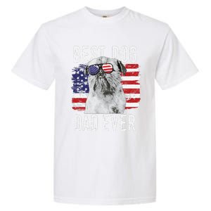 American Flag Best Dog Dad Ever Brussels Griffon Usa Garment-Dyed Heavyweight T-Shirt