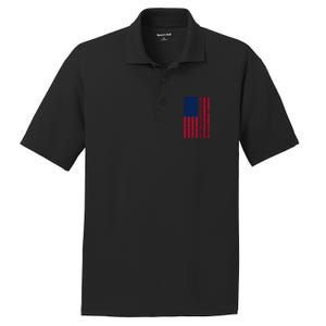 American Flag Best Patriot Dad Ever Patriotic Fathers Day Gift PosiCharge RacerMesh Polo