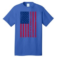 American Flag Best Patriot Dad Ever Patriotic Fathers Day Gift Tall T-Shirt