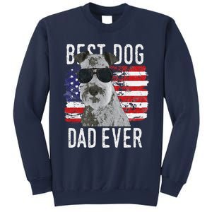 American Flag Best Dog Dad Ever Lakeland Terriers Usa Sweatshirt