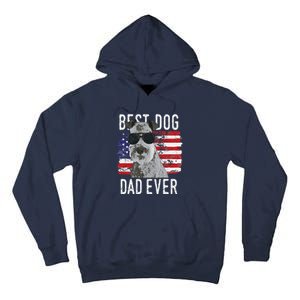 American Flag Best Dog Dad Ever Lakeland Terriers Usa Tall Hoodie