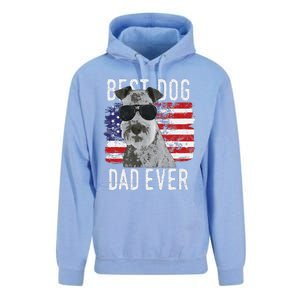 American Flag Best Dog Dad Ever Lakeland Terriers Usa Unisex Surf Hoodie