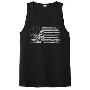 American Flag Baseball Cute Gift Baseball Gift PosiCharge Competitor Tank