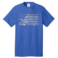 American Flag Baseball Cute Gift Baseball Gift Tall T-Shirt