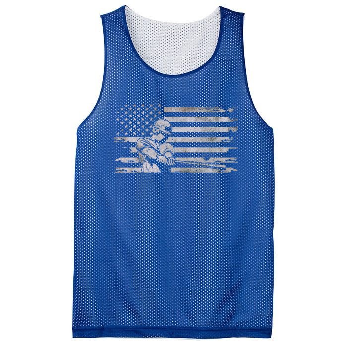 American Flag Baseball Cute Gift Baseball Gift Mesh Reversible Basketball Jersey Tank