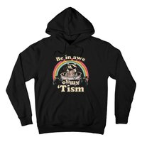 Autism Funny Be In Awe Of My Tism Meme Autistic Raccoon Gift Hoodie