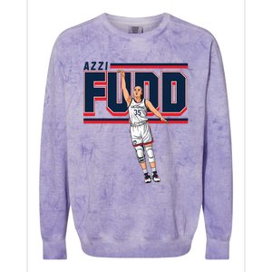 Azzi Fudd Basketball Player Team Lover Colorblast Crewneck Sweatshirt