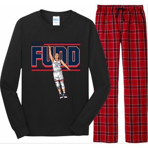 Azzi Fudd Basketball Player Team Lover Long Sleeve Pajama Set