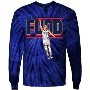 Azzi Fudd Basketball Player Team Lover Tie-Dye Long Sleeve Shirt