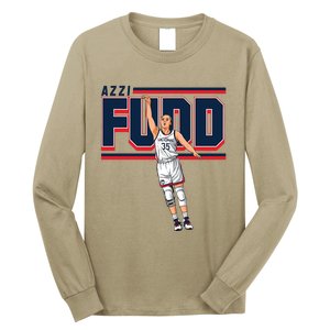 Azzi Fudd Basketball Player Team Lover Long Sleeve Shirt