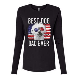 American Flag Best Dog Dad Ever Coton De Tulear Usa Womens Cotton Relaxed Long Sleeve T-Shirt