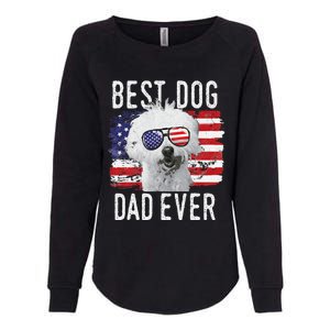 American Flag Best Dog Dad Ever Coton De Tulear Usa Womens California Wash Sweatshirt