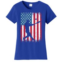 American Flag Baseball Team Gift Gift Women's T-Shirt