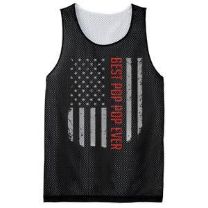 American Flag Best Pop Pop Ever Father's day Mesh Reversible Basketball Jersey Tank