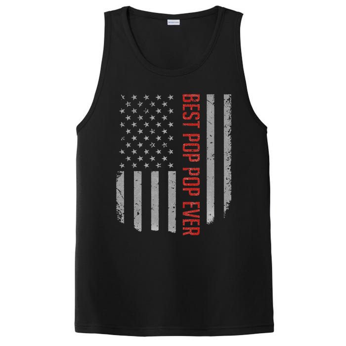 American Flag Best Pop Pop Ever Father's day PosiCharge Competitor Tank