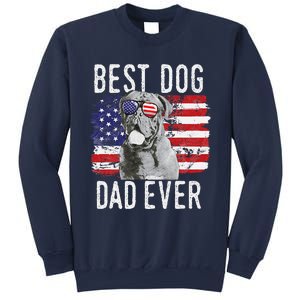 American Flag Best Dog Dad Ever Dogues De Bordeaux Usa Sweatshirt