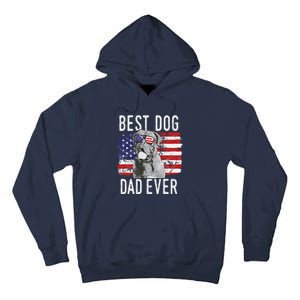 American Flag Best Dog Dad Ever Dogues De Bordeaux Usa Tall Hoodie