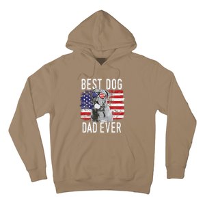 American Flag Best Dog Dad Ever Dogues De Bordeaux Usa Hoodie