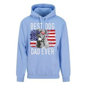 American Flag Best Dog Dad Ever Dogues De Bordeaux Usa Unisex Surf Hoodie