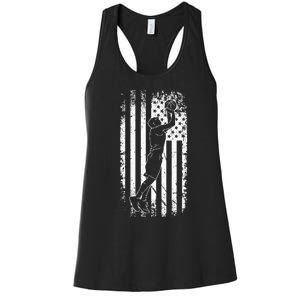 American Flag Basketball Apparel Basketball Women's Racerback Tank