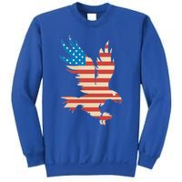 American Flag Bald Eagle Great Gift Funny Gift Usa Cute Gift Sweatshirt