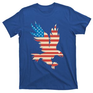 American Flag Bald Eagle Great Gift Funny Gift Usa Cute Gift T-Shirt