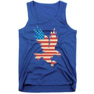 American Flag Bald Eagle Great Gift Funny Gift Usa Cute Gift Tank Top