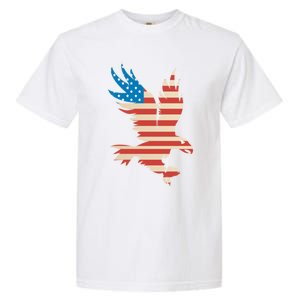 American Flag Bald Eagle Great Gift Funny Gift Usa Cute Gift Garment-Dyed Heavyweight T-Shirt