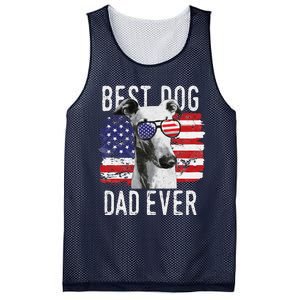 American Flag Best Dog Dad Ever Greyhounds Usa Mesh Reversible Basketball Jersey Tank