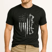 American Flag Bowhunting Bow Archery Gift For Deer Hunter Cooling Performance Crew T-Shirt