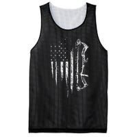 American Flag Bowhunting Bow Archery Gift For Deer Hunter Mesh Reversible Basketball Jersey Tank