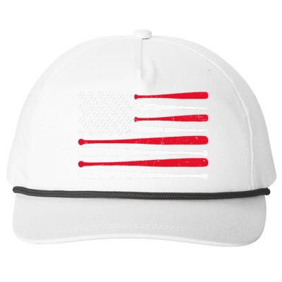 American Flag Baseball Usa Vintage Baseball Sport Fan Snapback Five-Panel Rope Hat