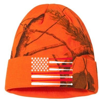 American Flag Baseball Usa Vintage Baseball Sport Fan Kati Licensed 12" Camo Beanie