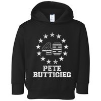 American Flag Buddigieg For President 28 Pete Buttigieg 48 Toddler Hoodie