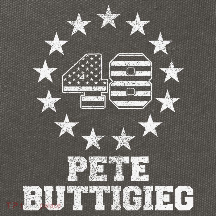American Flag Buddigieg For President 28 Pete Buttigieg 48 Cotton Canvas Backpack
