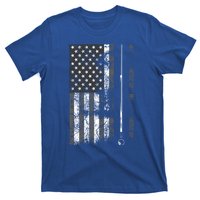 American Flag Billiard Stick Cute Table Game Funny Usa Gift T-Shirt